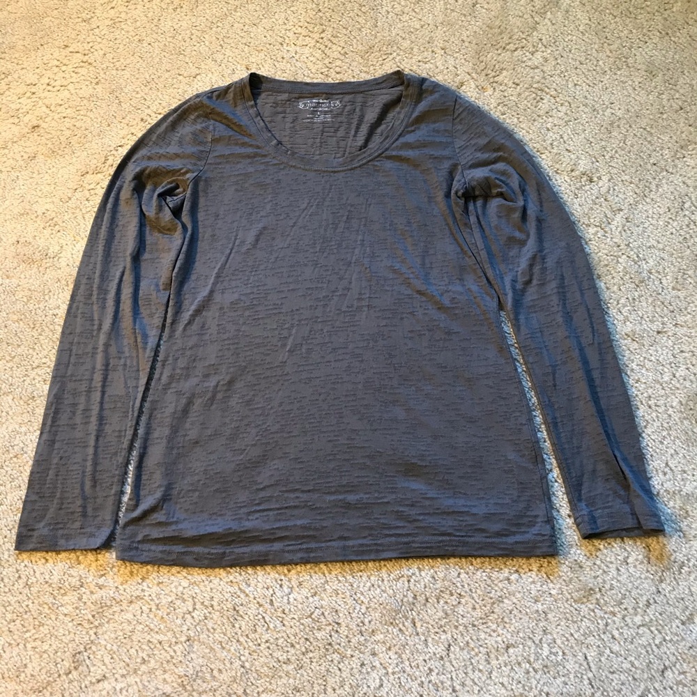 Maurices Long Sleeve Thin Burnout Burn Out Shirt
